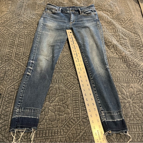 Lucky Brand ORTA Premium Mid Rise Ava Legging Jeans Released Raw Hem 4/27 - Picture 6 of 14